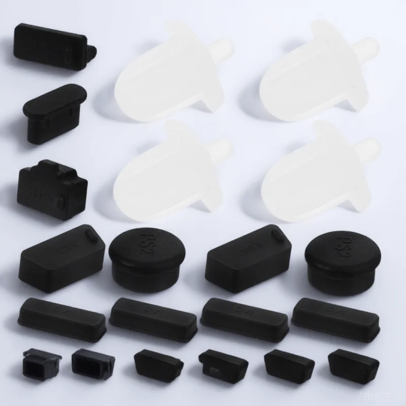 

24pcs Usb Dust Plug Silicone Computer Motherboard Port Cover Anti For Pc Diy Desktop Hardware Cable Connector