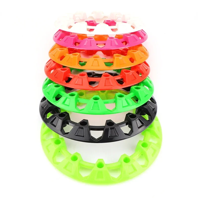 FDDY Protection de jante de roue de 8 pouces, décoration de moyeu, capuchon de jante en plastique, couvre-pneus pour VTT, karting, buggy des dunes, quad, véhicule à 4 roues