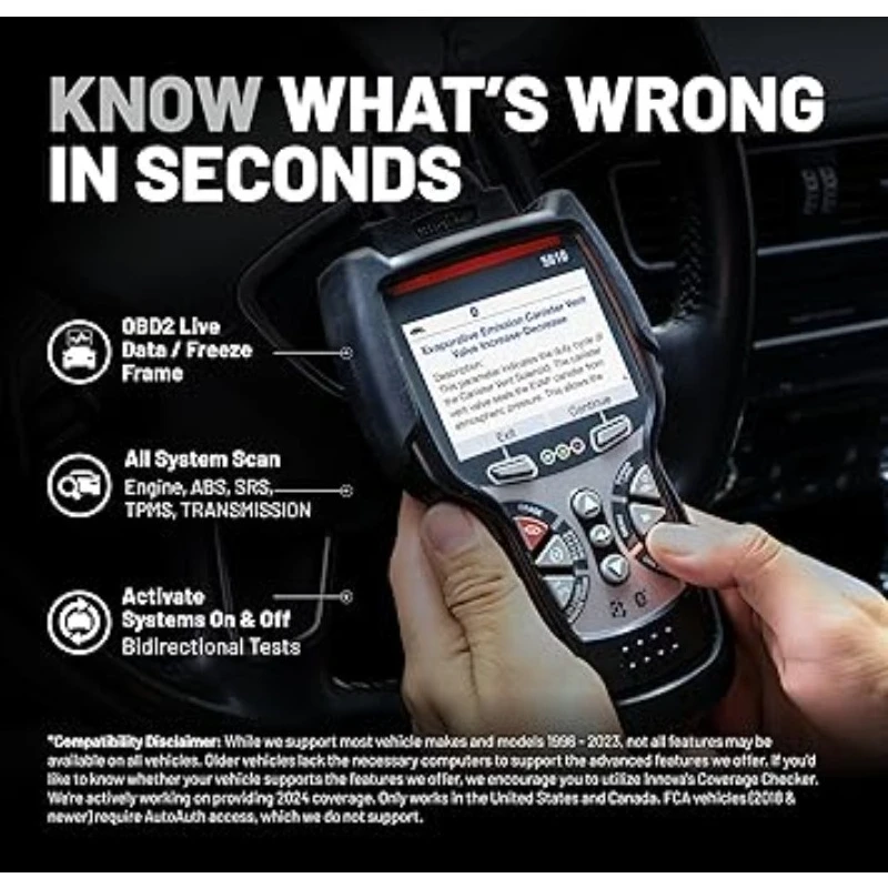 

Диагностический сканер OBD2 для дома, двунаправленный, для полной диагностики систем, считыватель кодов неисправностей двигателя.