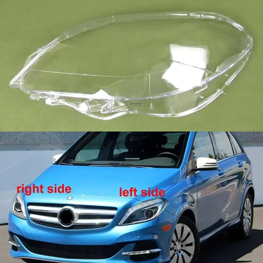 

Для Benz B-Class W246 B180 B200 2012-2015 крышка объектива фар прозрачный корпус фары из плексигласа замена оригинального абажура