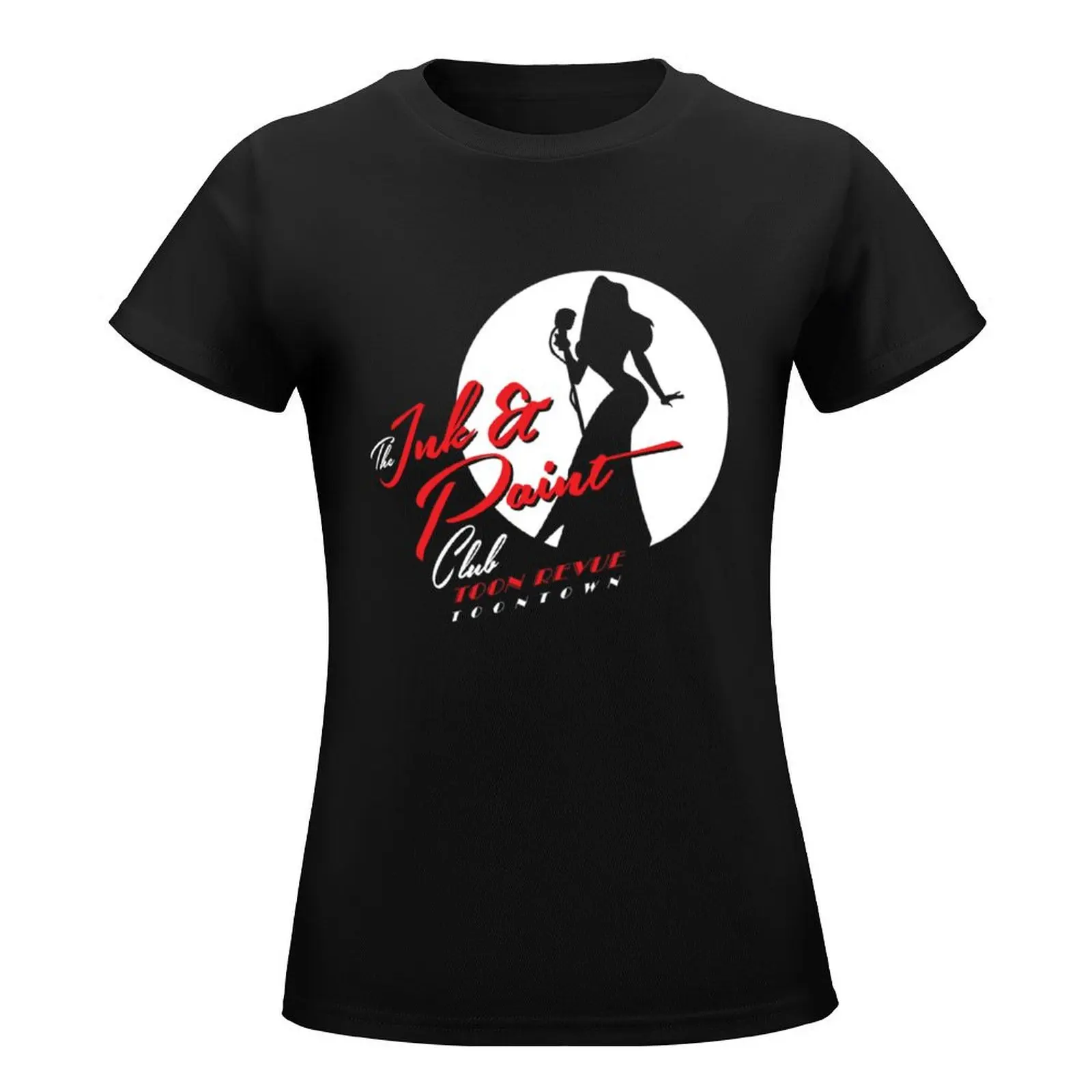 Ink and Paint Club - Jessica Rabbit T-Shirt Blouse kawaii clothes Short sleeve tee tight shirts for Women