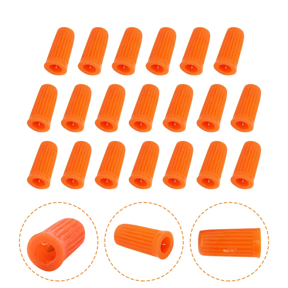 

20pcs Glue Bottle Nozzle Needle Anti-Blocking Bottle Opening Tool For Eyelash Glue Tips Replacement Caps Salon Supplies Lash