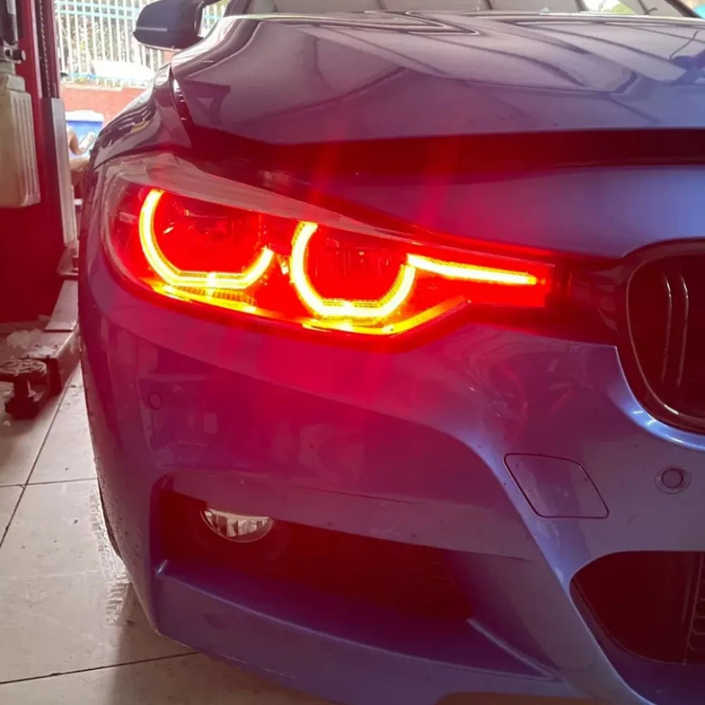 CSL Angel Eyes DRL LED Boards For 2016-2018 BMW 3 Series 318i 320i 320e 340i 330i 328i LCI LED Headlight 63117419615 view 6