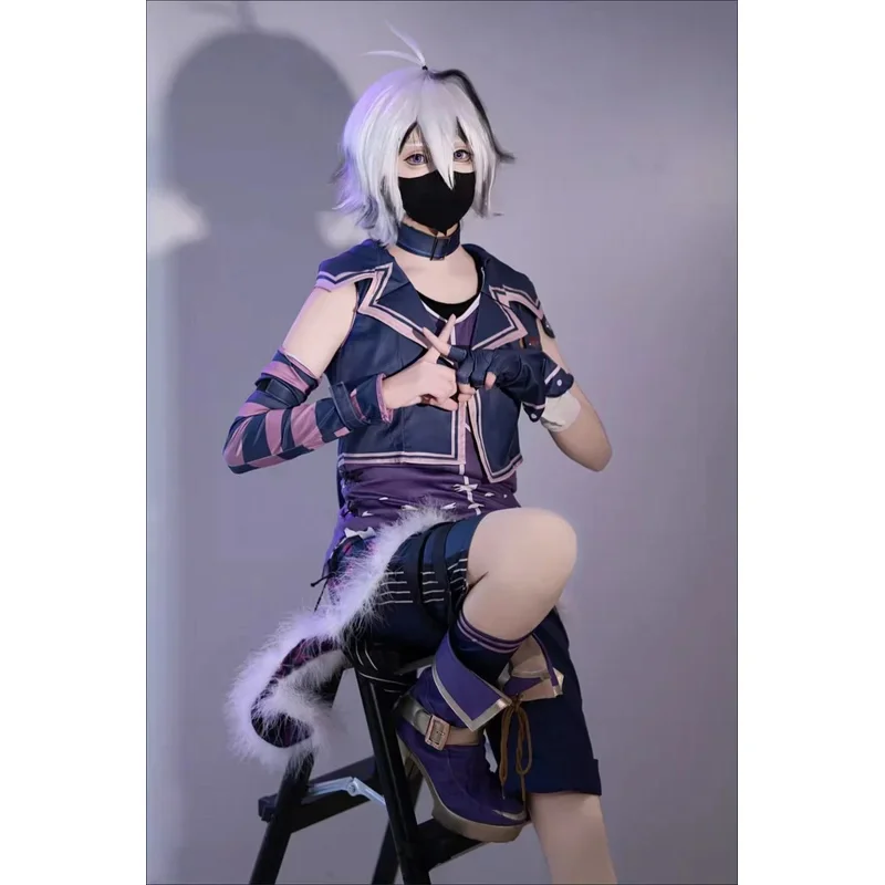

Virtual Singer V Flower V3 V4 Cosplay Costume Vocaloidd Gynoid Uniform Halloween Party Vtuber Synthesizer Full Set for Women Men