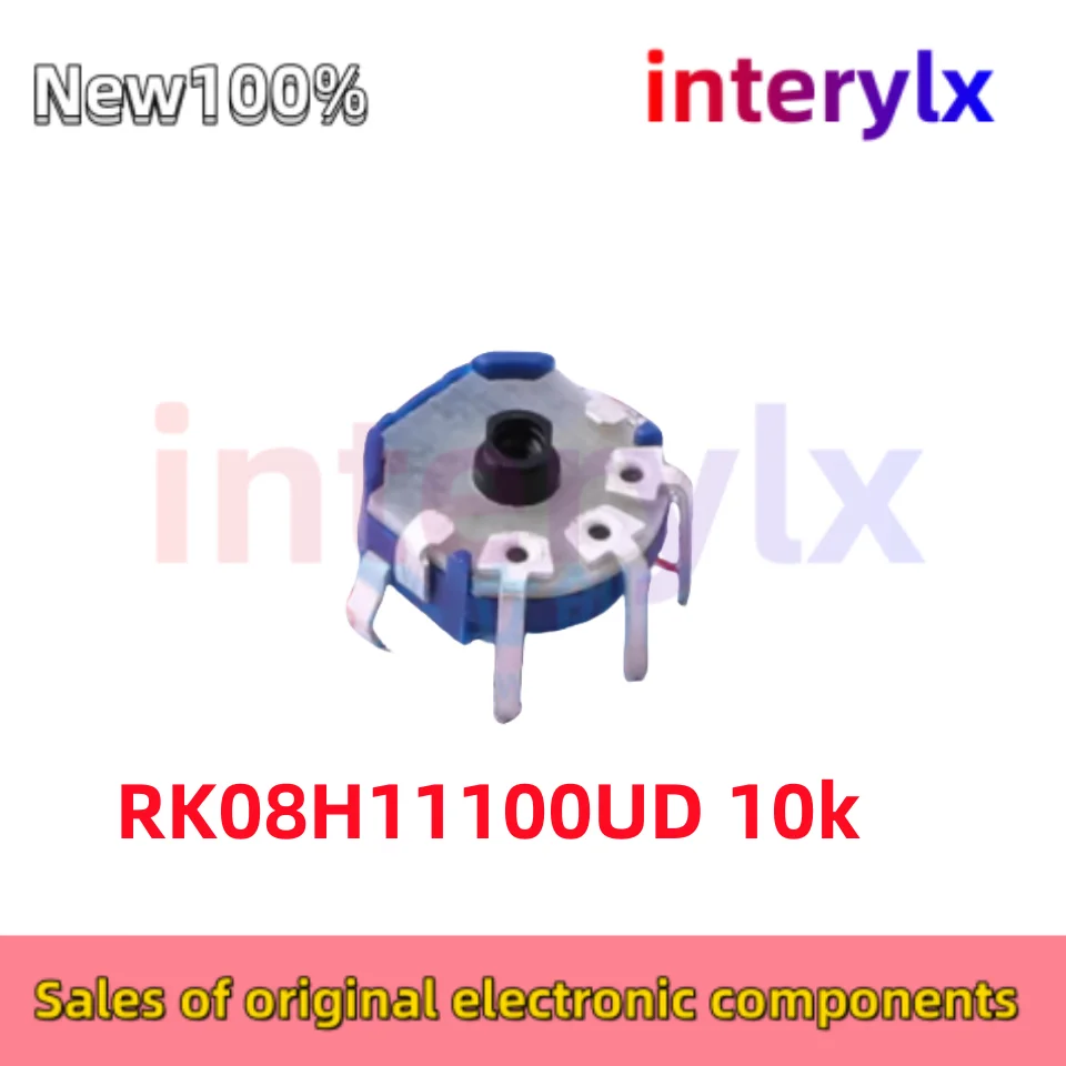 1-10Pcs ALPS RK08H11100UD RK08H11100 10kΩ 30mW Tuning Y8 micro adjustable volume potentiometer single link B10K speaker