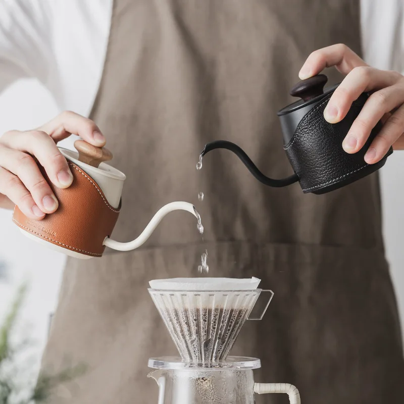 CAFEDE KONA Keizakile Less Hand Mini Ear Hanging Brewery Fine Mouth pour over  coffee accessories  drip kettle