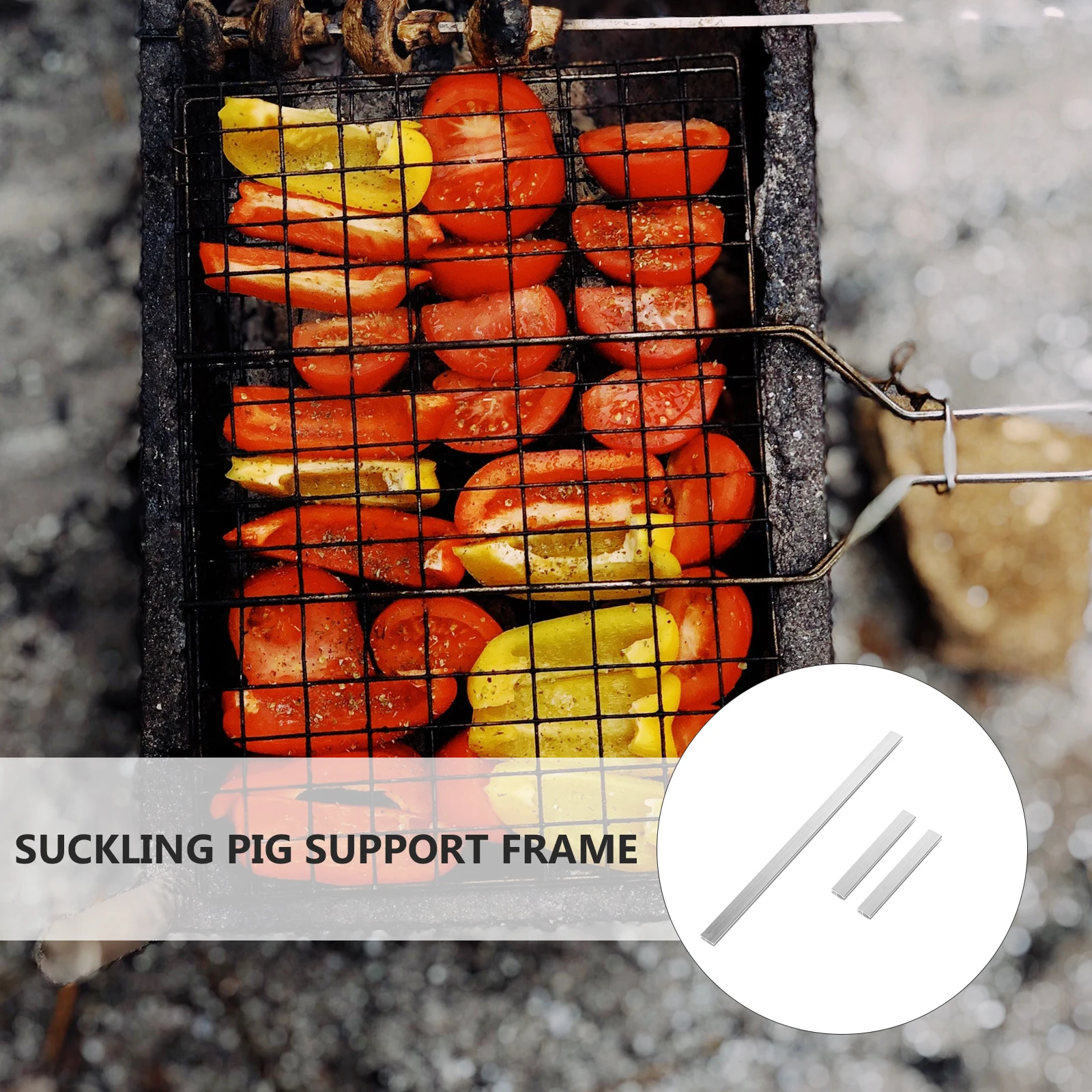 

Suckling Pig Support Frame Aluminum Alloy Premium Quality Outdoor Bbq Bracket Roasted Pig Grill Holder Barbecue Tool