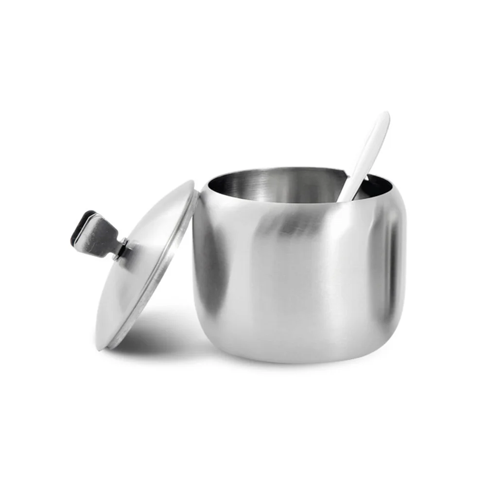 

Multipurpose Seasoning Jar Stainless Steel Storage Canisters Salt Pepper Container Spice Containers Sugar Jar Home Kitchen