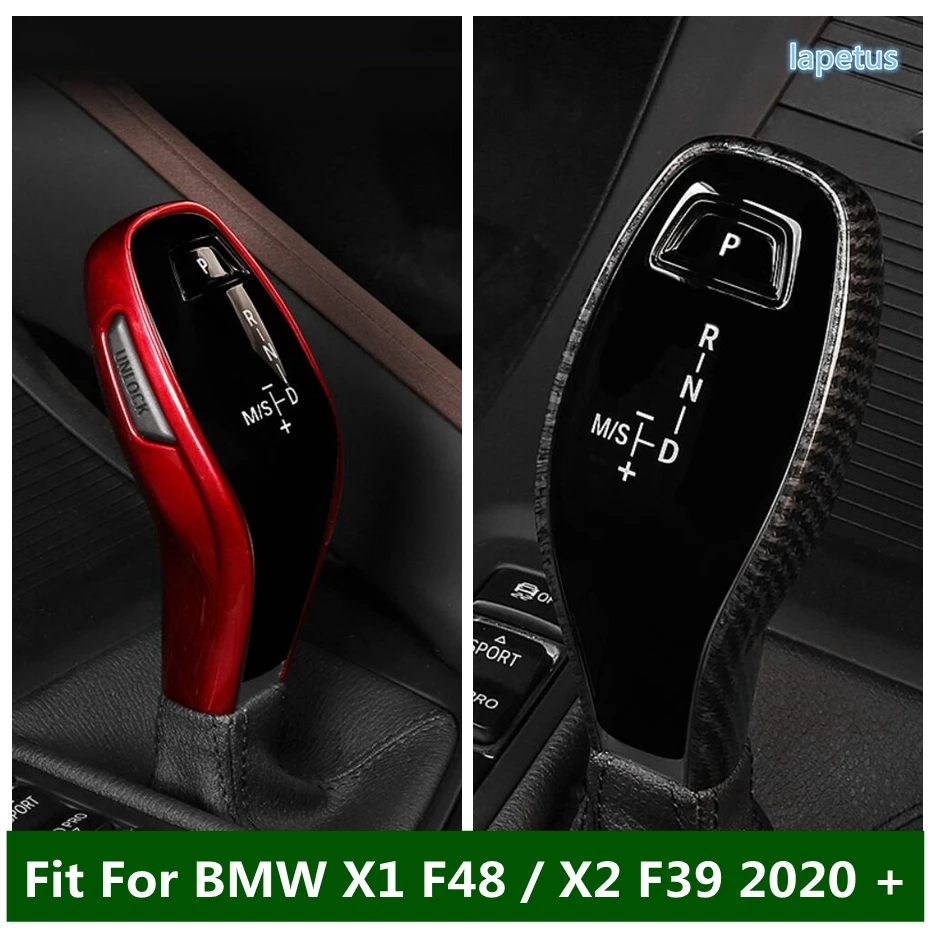 

Car Gear Shift Decoration Knob Head Stickers Cover Trim Fit For BMW X1 F48 / X2 F39 2020 2021 Interior Accessories