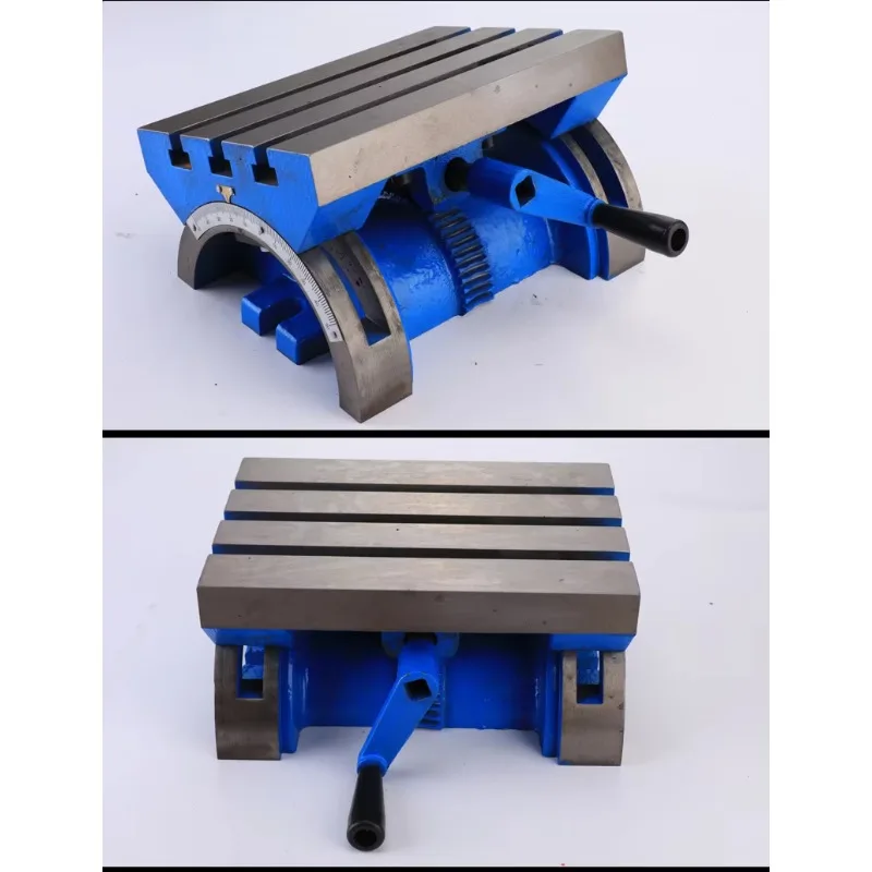 Tiltable Angle Worktable, 7 Inch Adjustable Angle Platform, Accessory Table for Milling and Drilling Machine