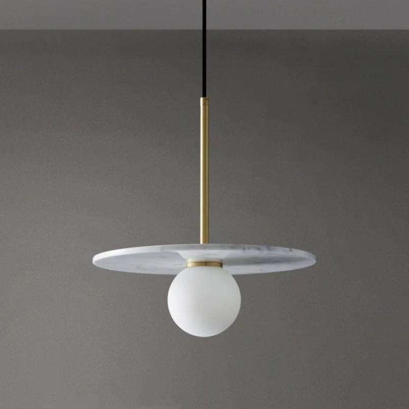 

Nordic modern marble hardware restaurant pendant lights coffee shop bar table bedroom bedside hanging lamps lighting fixtures