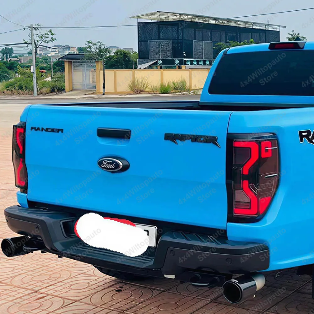 1 Pair LED Tail Lights For Ford Ranger Wildtrak Raptor T6 T7 T8 2012-2022 PX MK XLT Wildtrak XLT Turn Signal Lamps Rear Light