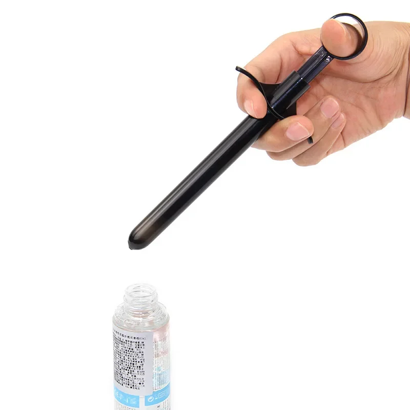 Lube Applicator Injectors with Precise Scales and Anal Shooter Function Featuring Air Proof Silicone Cap for Men Women view 3
