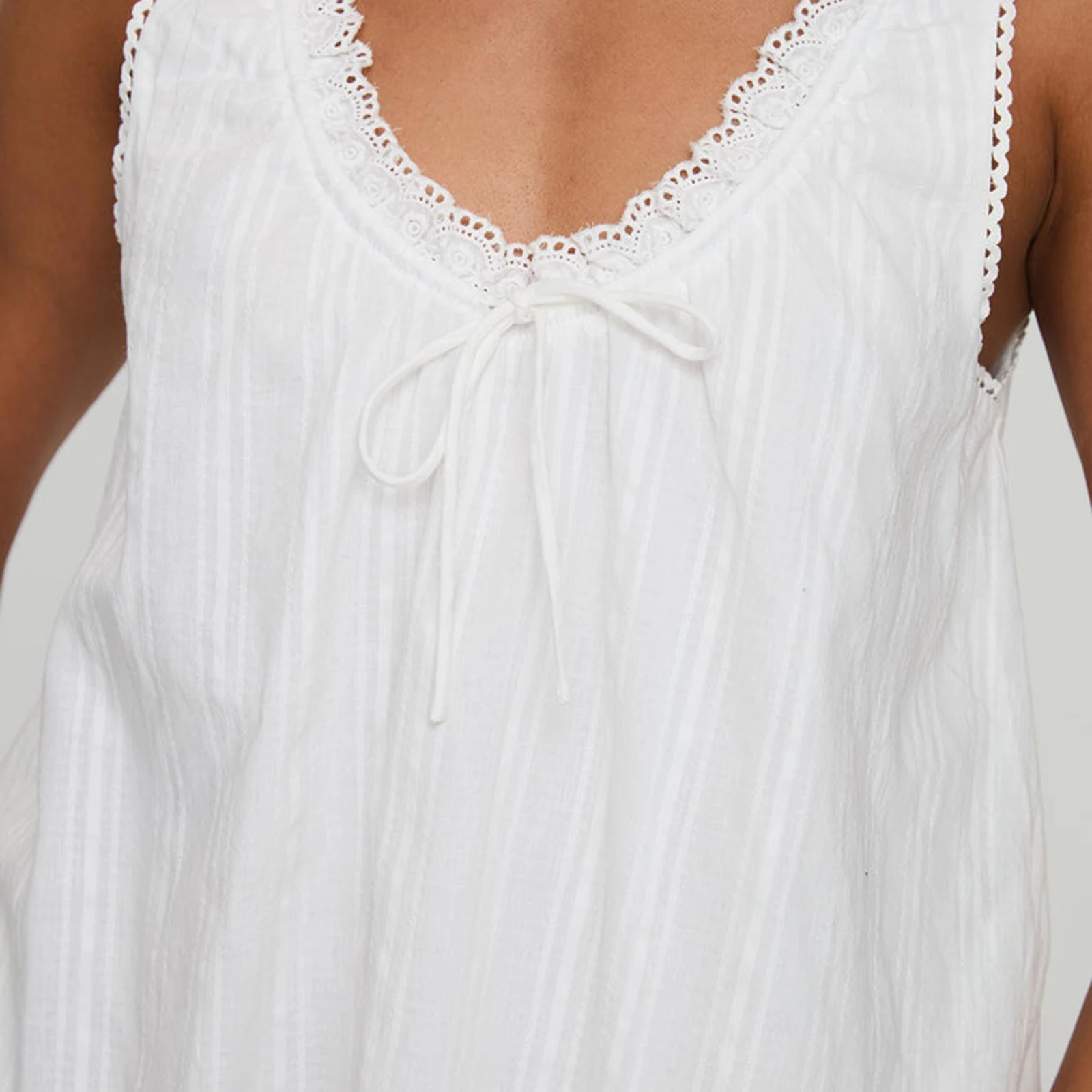 Women V Neck Loose Mini Dress Boho Flowy Tiered Babydoll Sundress Y2K Sleeveless Going Out Dresses