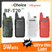 Baofeng BF-T20 5W Portable Mini Walkie Talkie USB Charging 1PC/2PCS Two Way Radios Upgrade Of BF-C9 KD-C1 For Hunting Kid’s Toy