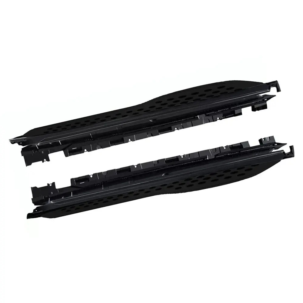 FTAPACCE 2PCS Side Steps Running Boards Nerf Bars Side Pedals Fits for Mercedes Benz GLC 300 X254 2023 2024 Aluminum Black