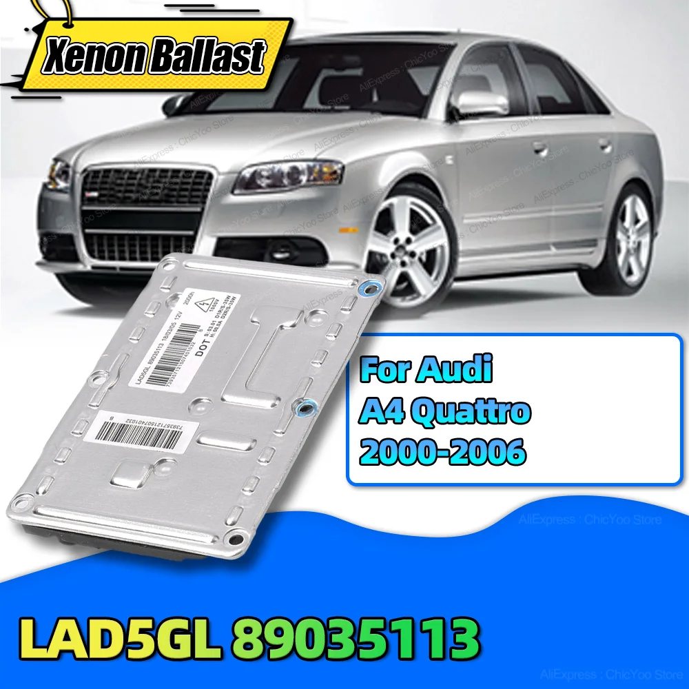 LAD5GL 89035113 Xenon Headlight Ballast Control HID Unit Module 30674786 For Audi A4 Quattro 2000 2001 2002 2003 2004 2005 2006