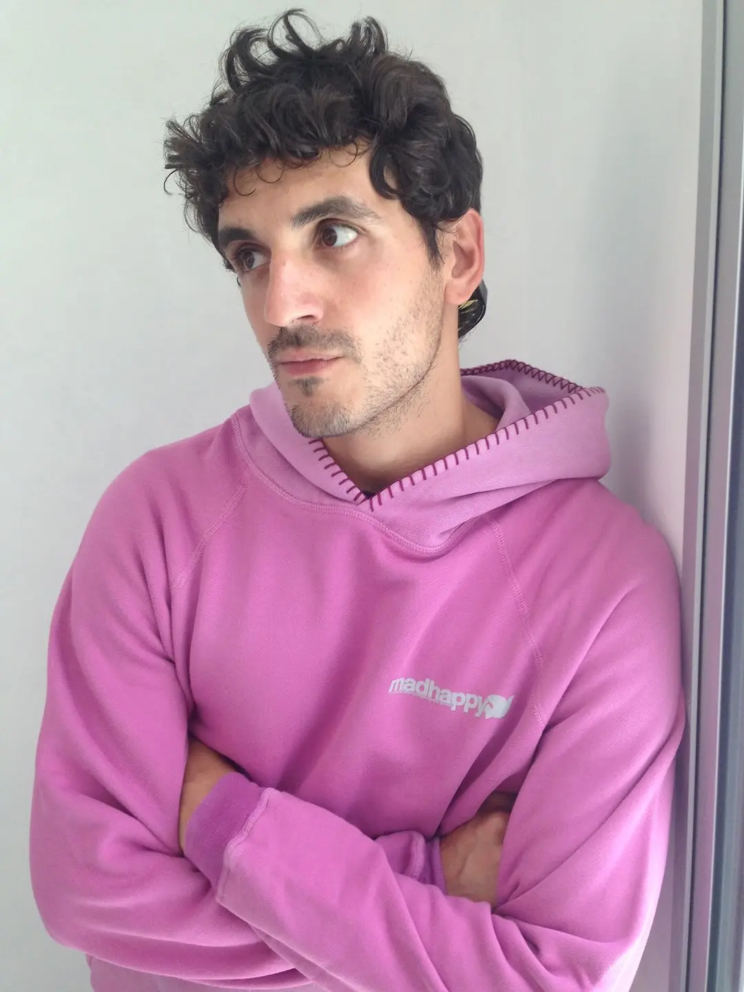 European and American Street Fashion Brand Letter Back Print Loose Hoodie Hip-hop Style Contrasting Color Couple Pullover Hoodie view 2
