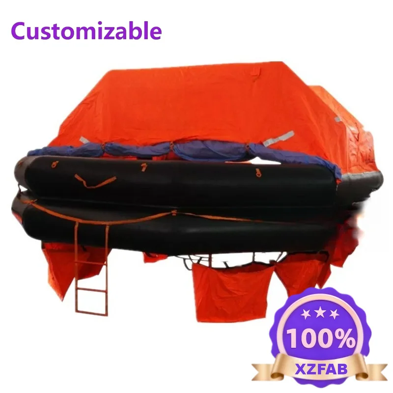 Factory Direct 2026 Type A throw-away 10-person self-righting inflatable boat