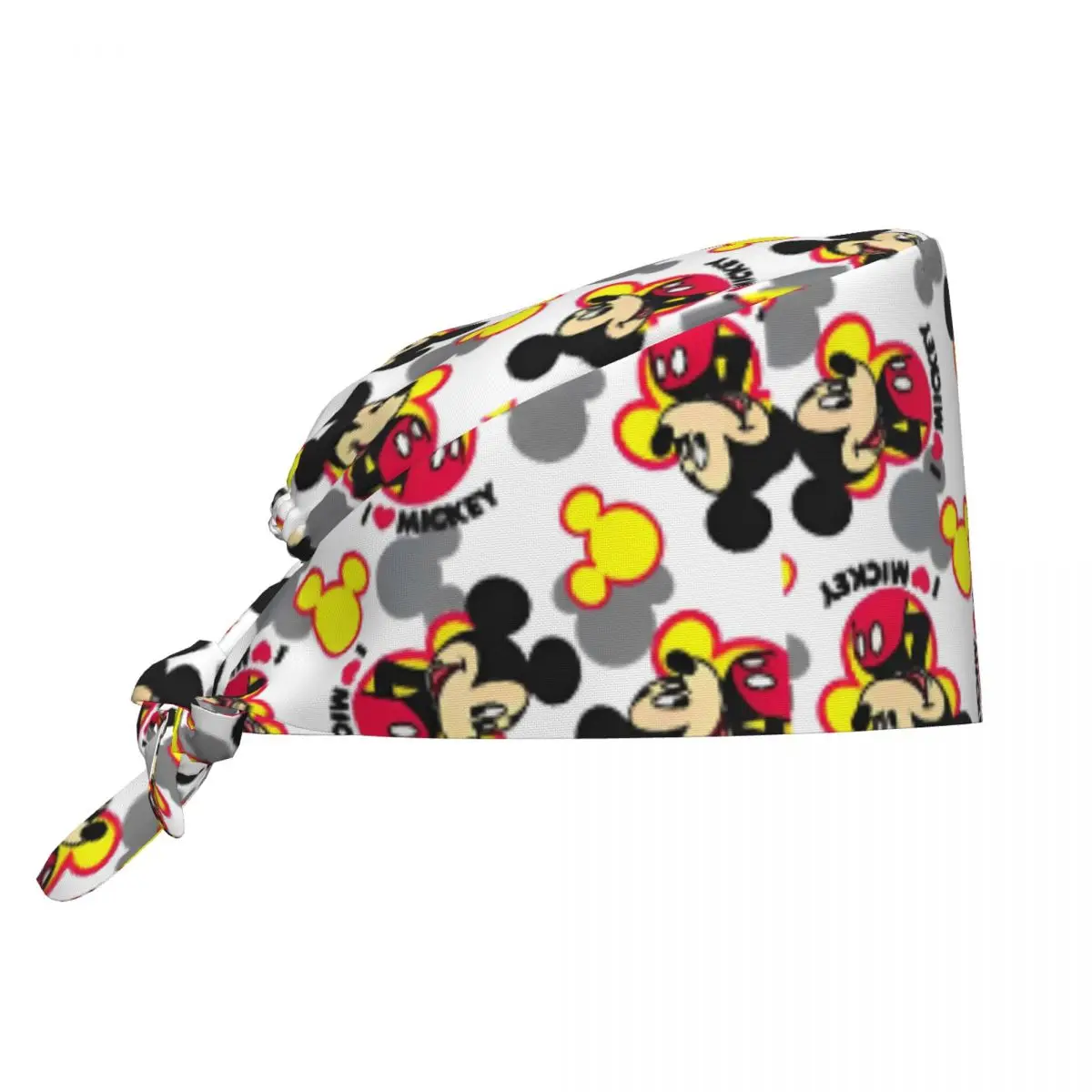 Gorro de Mickey Mouse Happy Hanukkah, gorro quirúrgico veterinario de belleza Vintage para mascotas, gorros de trabajo de enfermería para servicio de salud Unisex