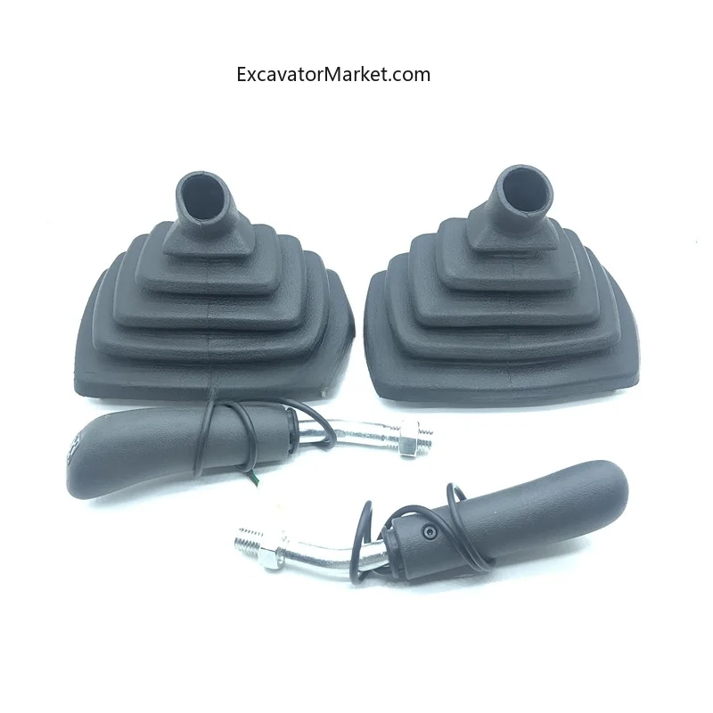 For Kobelco SK75 130 200 240 250-8 Excavator Lever handle rubber dustproof cover Joystick grip cover  Accessories For excavator