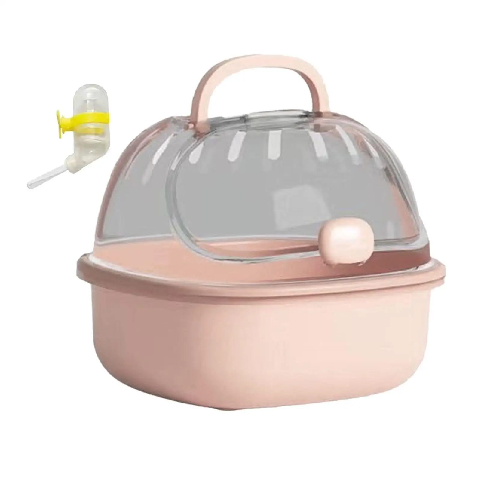 Hamster Travel Carrier Cage Chinchilla Cage Clear Small Animal Carry Cage for Hedgehog Ferrets Chinchilla Outdoor Small Animals