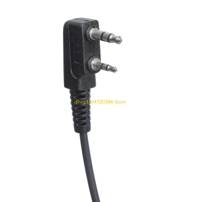 Conectores K0EA 2 pines K a cable adaptador 3,5 mm para dispositivos comunicación UV5R BF-888S