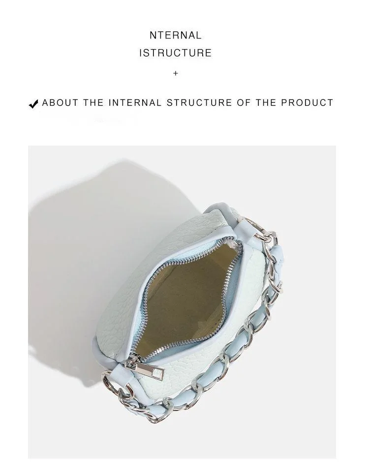 CHARHP&KEJNT borsa a tracolla versatile da donna con catena dal design di nicchia di alta qualità_voghion.com