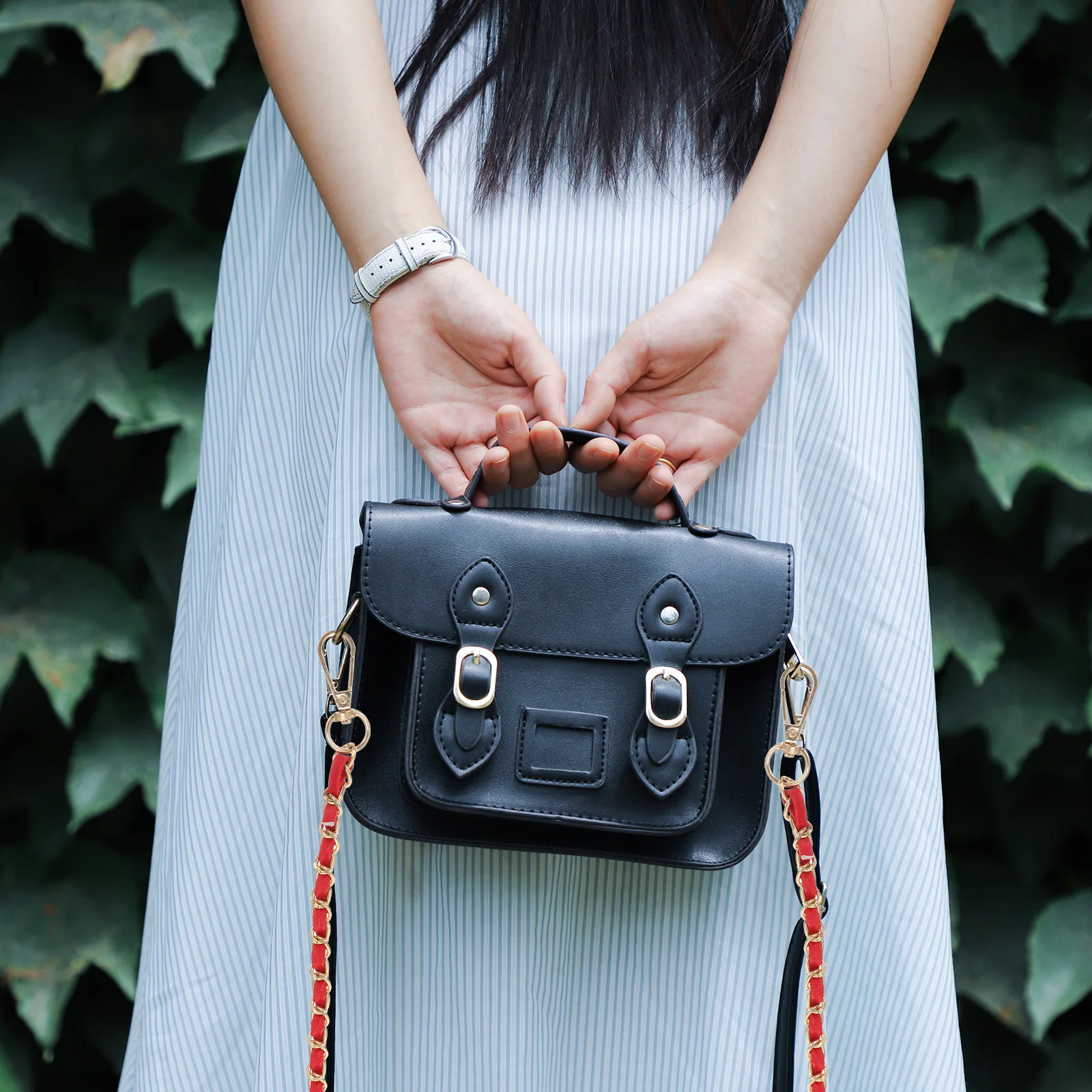 2 قطعة سلسلة حقيبة معدنية أنيقة سهلة التركيب أبازيم معلقة DIY براثن حقائب اليد حقائب صغيرة سلسلة حقيبة الإكسسوارات #4