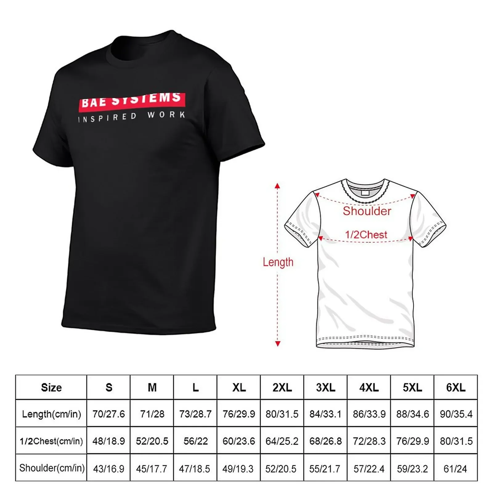 BAE Systems British Logo Classic T-Shirt anime shirt customs anime t shirts quick drying Men's t-shirt