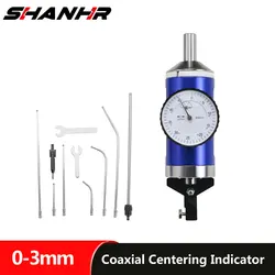 SHANHR 0-3mm 0.01mm Coaxial Centering Indicator Set with Storage Case Accurate Co-Ax Indicator for Milling Machine Center Test