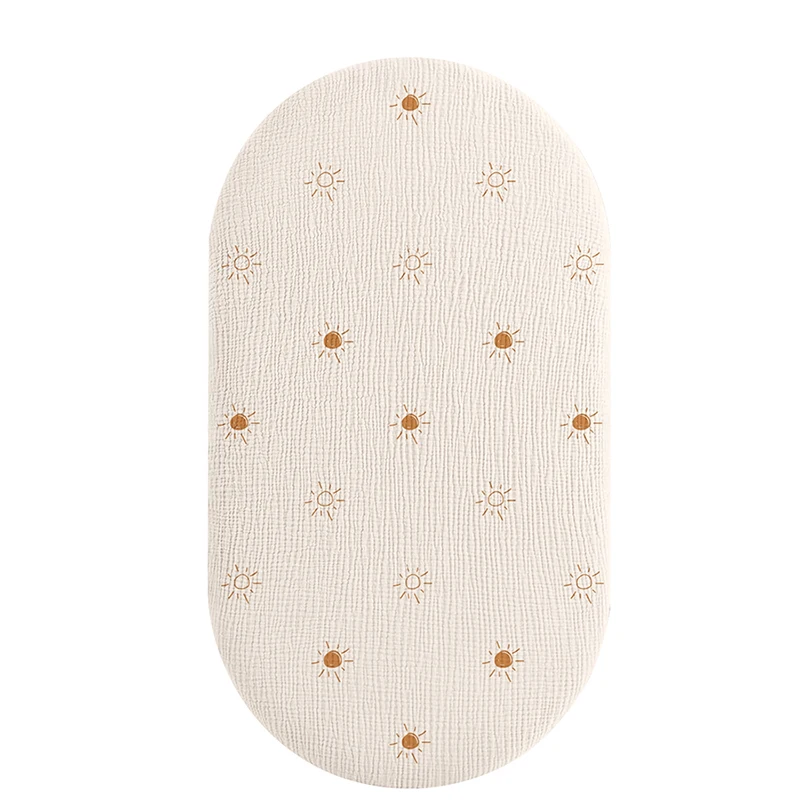 1 قطعة جديد اللون الطفل الشاش السرير ورقة طباعة تنفس مطاطا دافئ المجهزة القطن السرير ورقة مرتبة للطفل صبي الفتيات