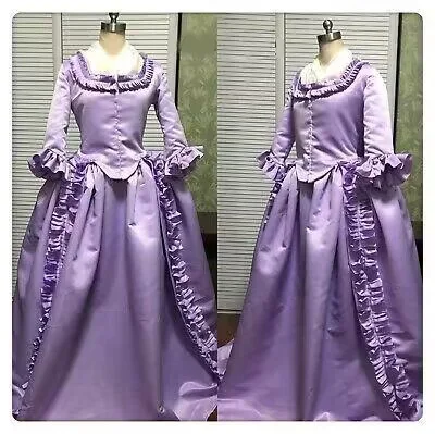 

1770s Marie Antoinette Ball Gown Rococo Baroque Medieval Dress Renaissance Costume Dress for Halloween Carnival Party Custom