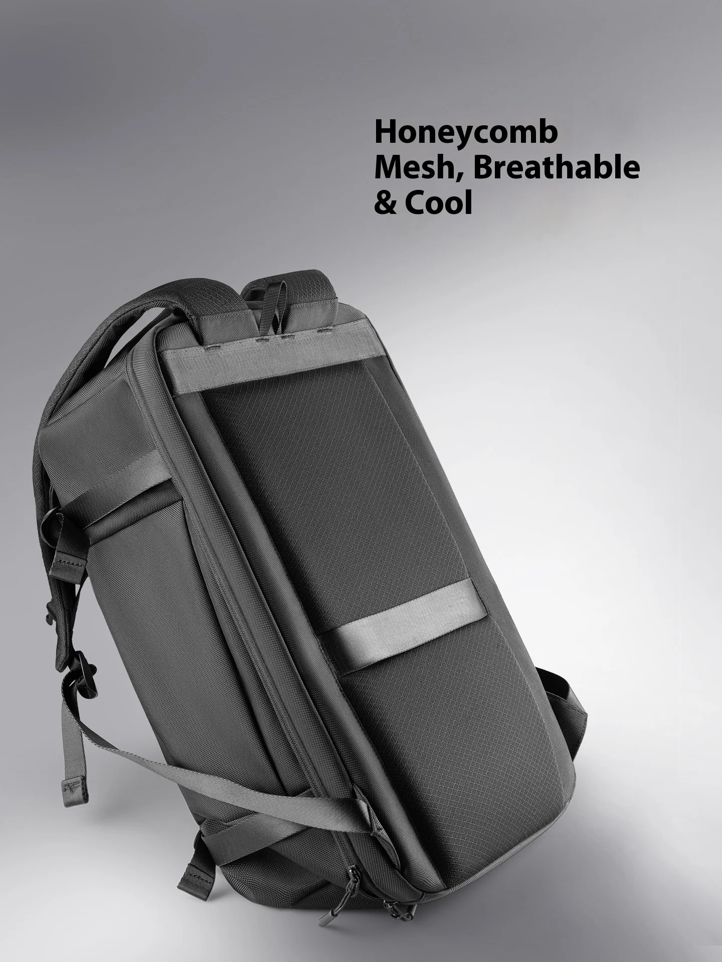 MARK RYDENLuggage Backpack Anti-Scratch Large Capacity Travel Backpack Adjustable Shoulders with Shoes Pack Cabin Daypack