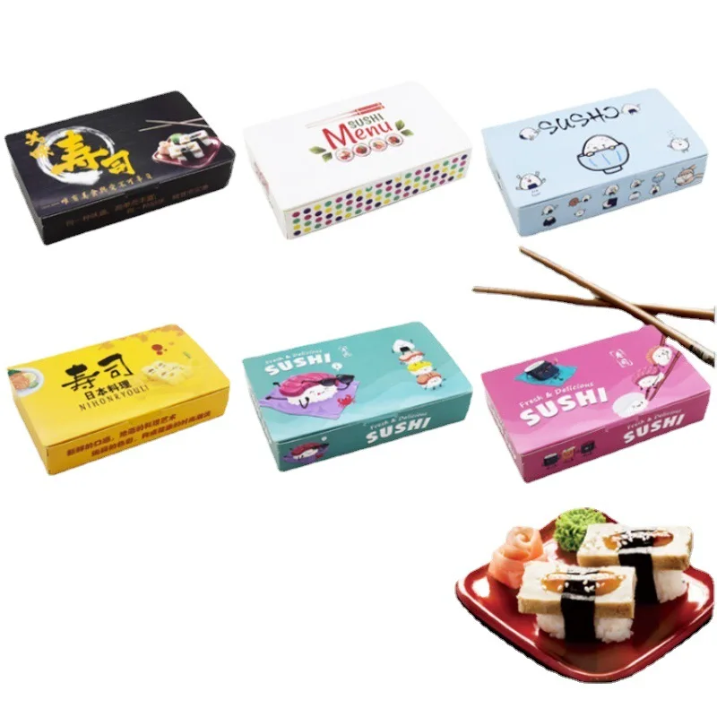 

30 PCS Food Grade Packaging Box Dessert Sushi Paper Box Container