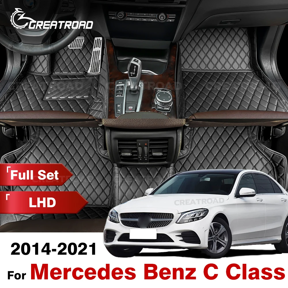 

Car Floor Mats For Mercedes Benz C Class W205 C180 200 220 250 260 300 350 400 450 2014-2021 2015 2016 2017 2018 19 Accessories