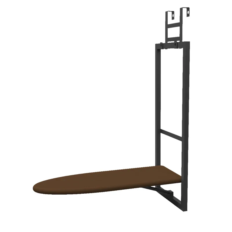 Hidden hanging door ironing board space saving stable board telescopic  rack household board ironing