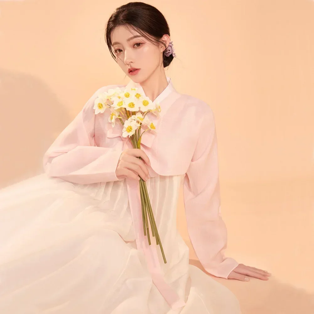 

Traditional Korean Clothing Women New Korean Princess Palace Costume Female Wedding Dress Hanbok Dress Daily Performance Clothes