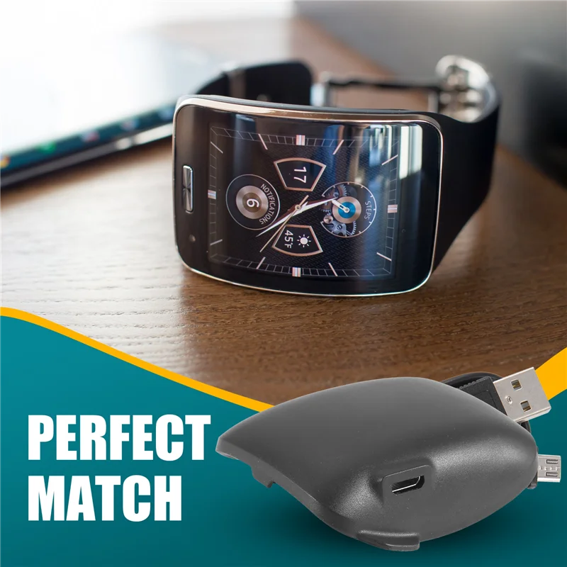 Gear S R750 충전기용 A003, 삼성 Gear S R750 스마트 워치(G용 USB 충전 코드가 포함된 업그레이드된 휴대용 충전기 독 크래들