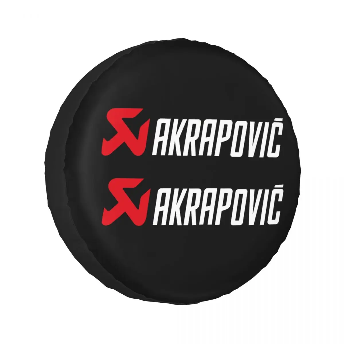 

Пользовательский логотип Akrapovics AKS, чехол для запасного колеса выхлопной системы мотоцикла для автомобиля 4x4, защитные чехлы для колес 14 дюймов, 15 дюймов, 16 дюймов, 17 дюймов