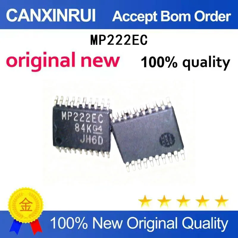 

(5-100 Pieces) MAX3222ECPWR silk screen MP222EC RS-232 interface chip SSOP-20 brand new original