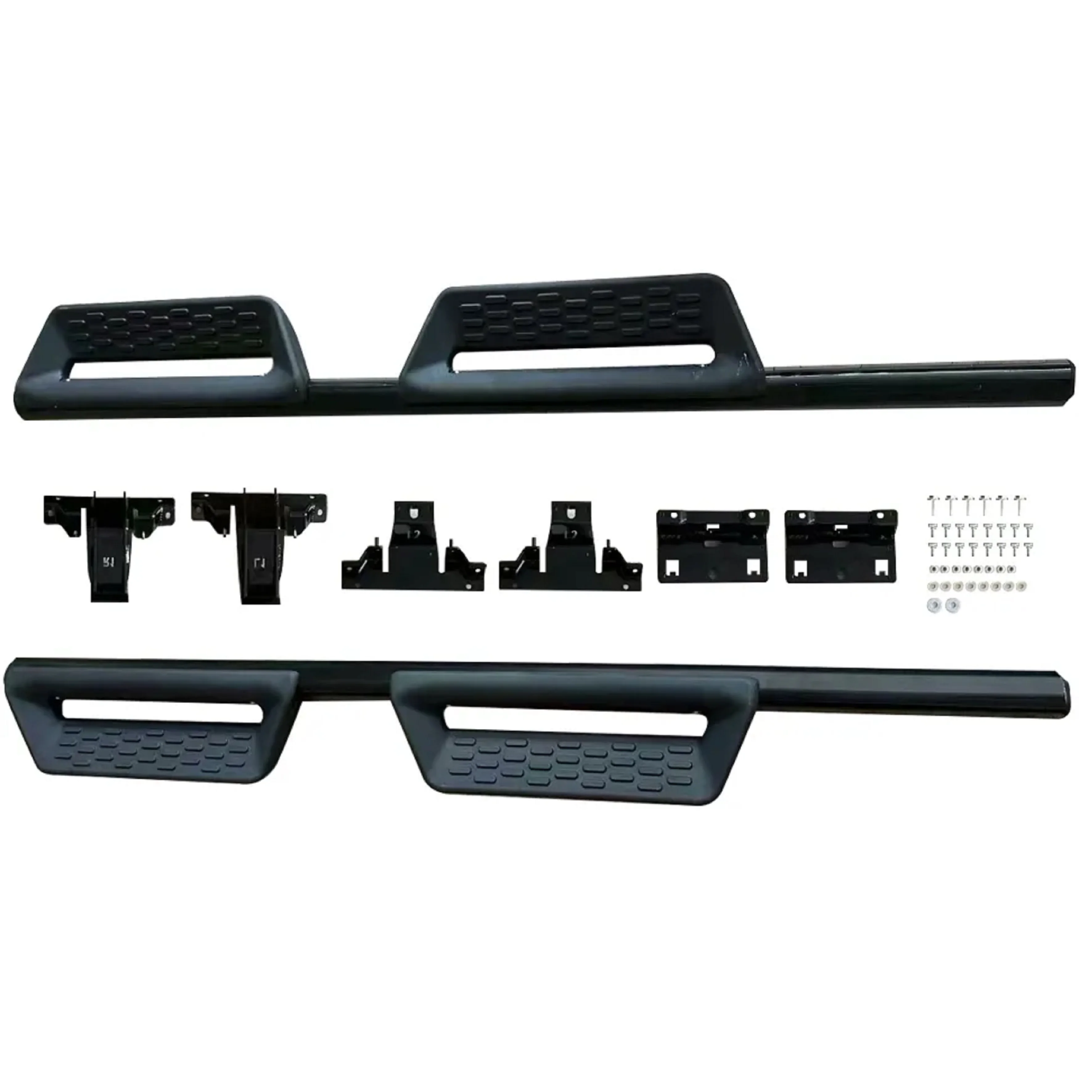 

NEW Nerf Bar Side Steps Bars 4 Doors Black Steel Original Factory Running Board for Ford Bronco 2021-2024