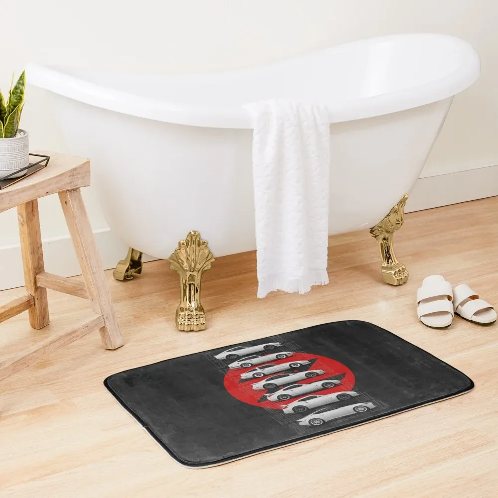 

Z Generations (White) Bath Mat Bathtub Anti Slip Slip-Resistant Mat