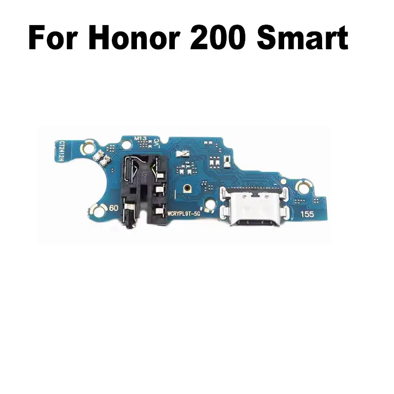 

For Huawei Honor 200 Smart USB Charging Dock Port Mic Microphone Connector Fast Board Flex Cable Repair Parts Global