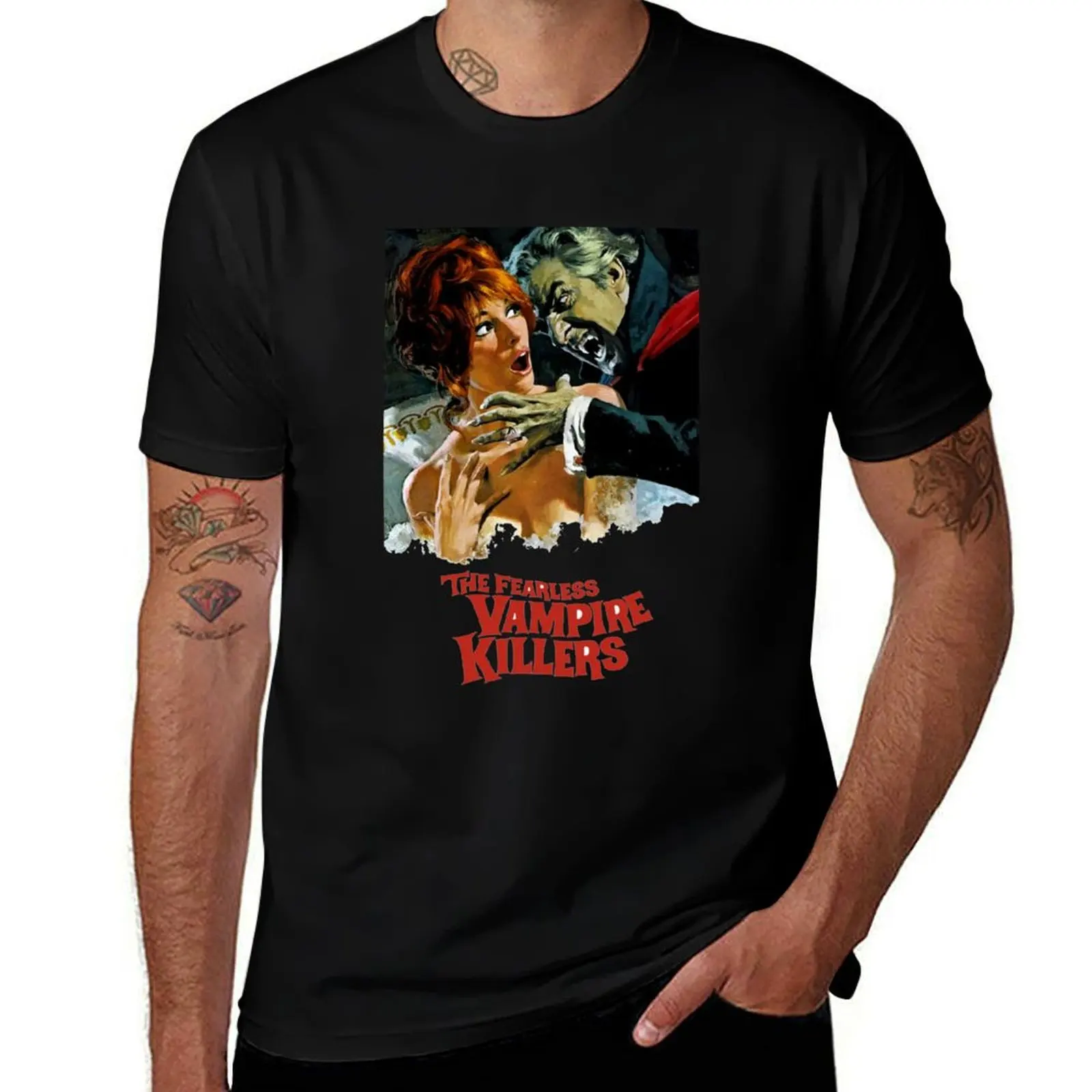 The Fearless Vampire Killers Horror Scariest Movie T-Shirt Large Size Breathable Tee T-Shirt