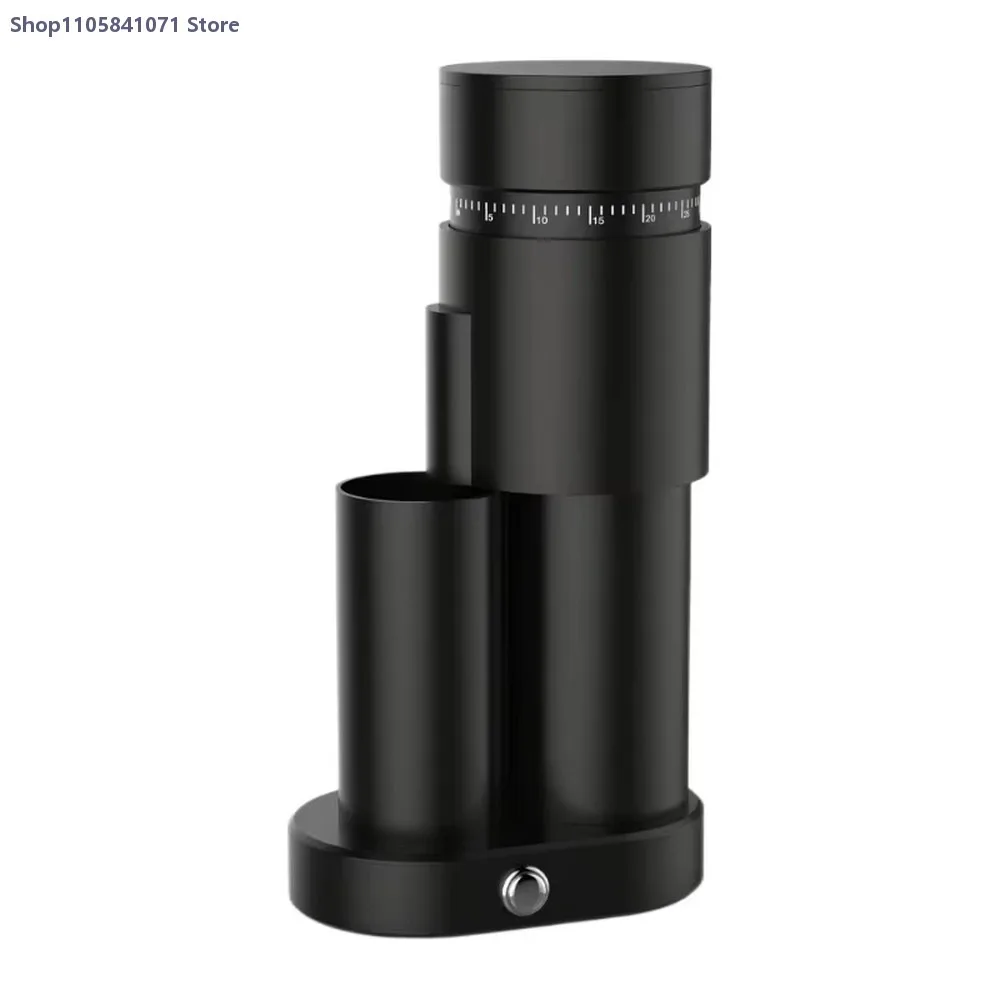 Manual Coffee Grinder Full Aluminum Alloy with Stainless Steel Burr Portable Adjustable Hand Crank Mill for Home Office