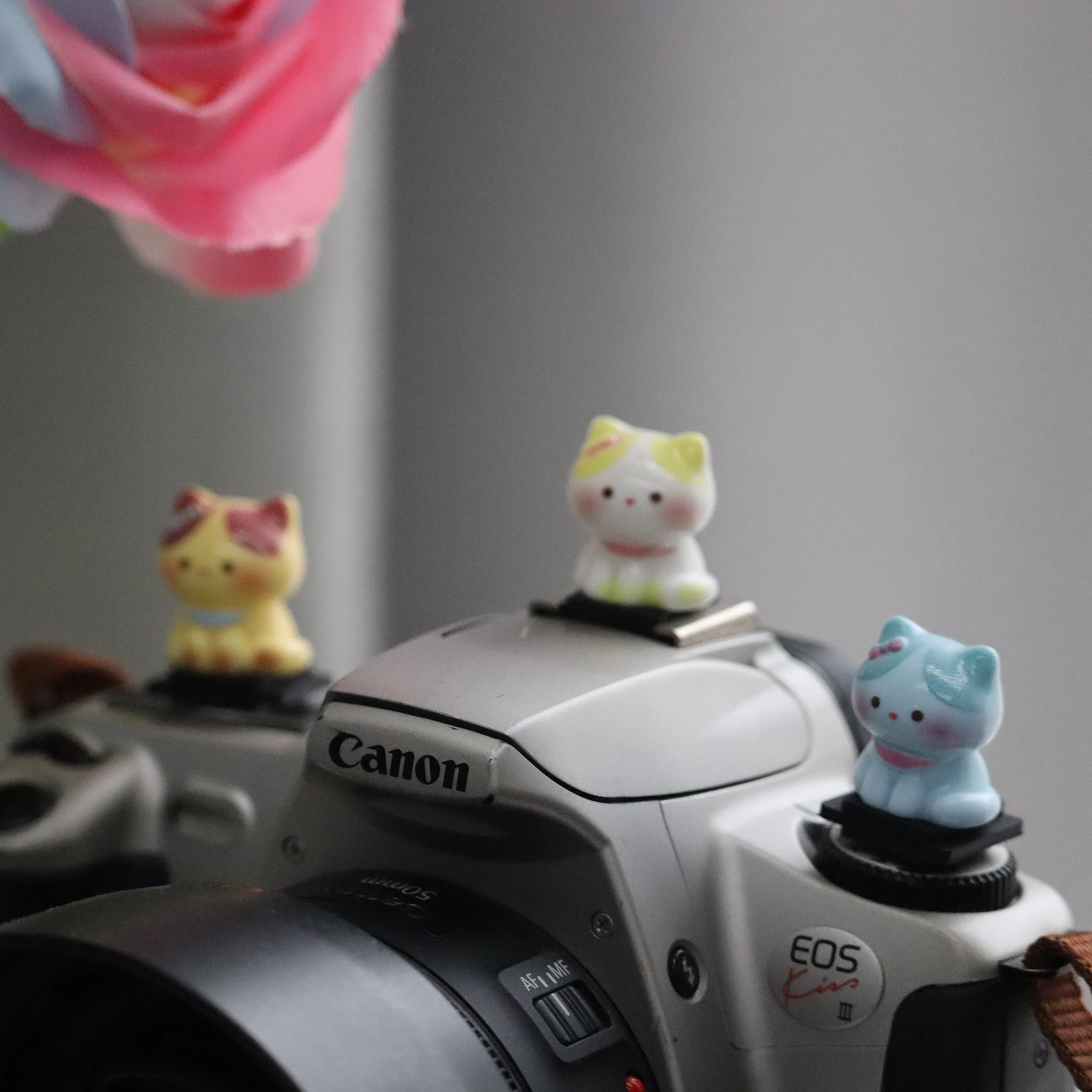 Cache-Griffe D'appareil Photo En CéRamique DéCorative Motif Chat Mignon Kawaii Pour Fujifilm Sony Canon, Accessoires Pour Appareils Photo Hybrides Et Reflex NuméRiques