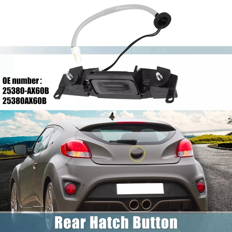 Car Tailgate Boot Lid Opening Switch 25380-AX60B For Nissan Micra 2002-2010 Trunk Door Latch Opener Button 25380AX60A