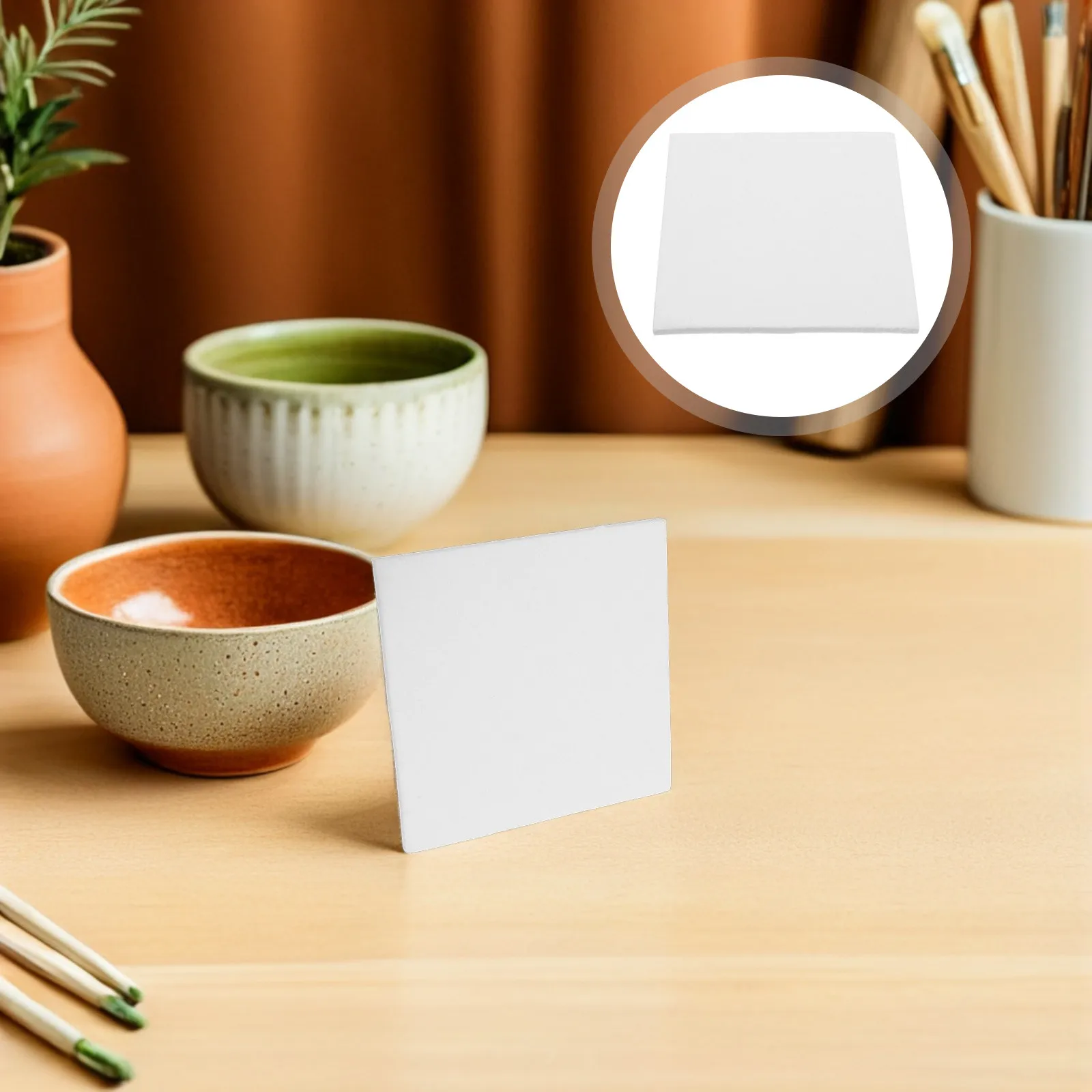 

15Pcs Ceramic Kiln Pads Non Stick Thick Heat Resistant Pottery Craft Kiln Mat Reusable Firing Accessories Ceramic Insulation Pad