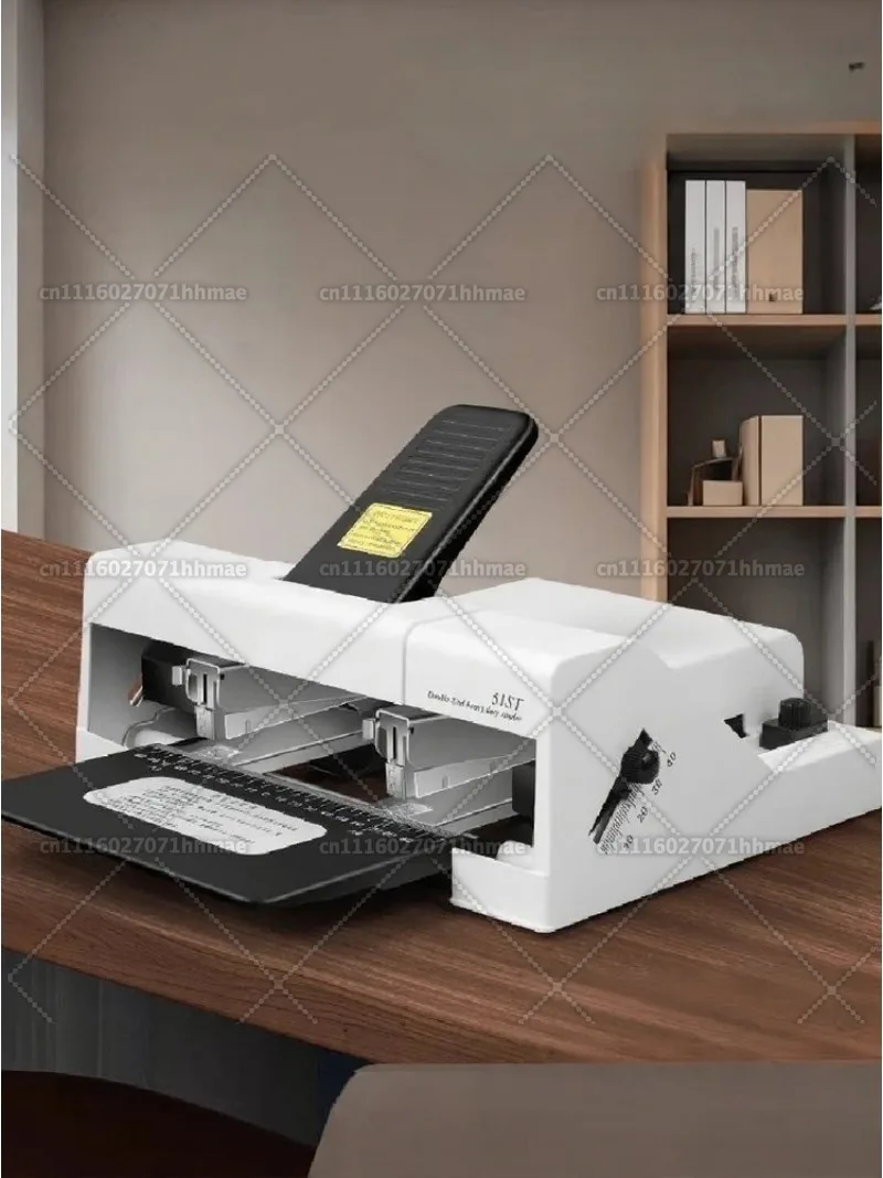 Saddle Stitch Binding Artifact Double Row Thickened Lengthened Adjustable Binding Machine Double Hole A3 Office Saddle Stitch St